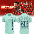 History 2026 World Cup Quarter Finals Polo Shirt Switzerland Merch Gift For Soccer Fans - Merchluma