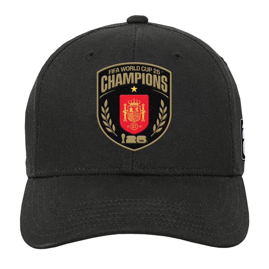 Spain World Cup Champions Merch 2026 FIFA World Cup Champions Spain Hat Embroidered Fan Gifts - Merchluma
