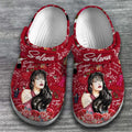 Selena Rose Floral Pattern Crocs Shoes Selena Merch Birthday Gift Ideas For Brother - Merchluma