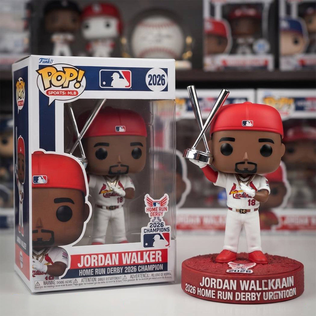 Jordan Walker 2026 Home Run Derby Champions Funko Pop Jordan Walker Merch Present For Husband - Merchluma