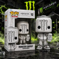 Monster Energy Ultra White Funko Pop Monster Energy Merch Gift Ideas For Husband - Merchluma