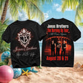 Jonas Brothers The Burning Up Tour 2026 Concert T-Shirt Jonas Brothers Merch Gift Ideas For Him - Merchluma