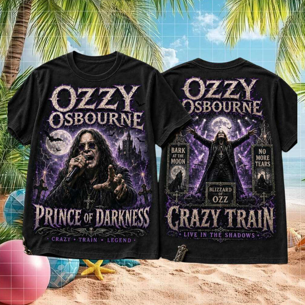 Ozzy Osbourne Merch Prince Of Darkness Concert T-Shirt Birthday Gifts Ideas For Him - Merchluma