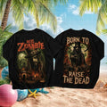 Rob Zombie Born To Raise The Dead Horror Music T-Shirt Rob Zombie Merch Birthday Ideas For Him - Merchluma