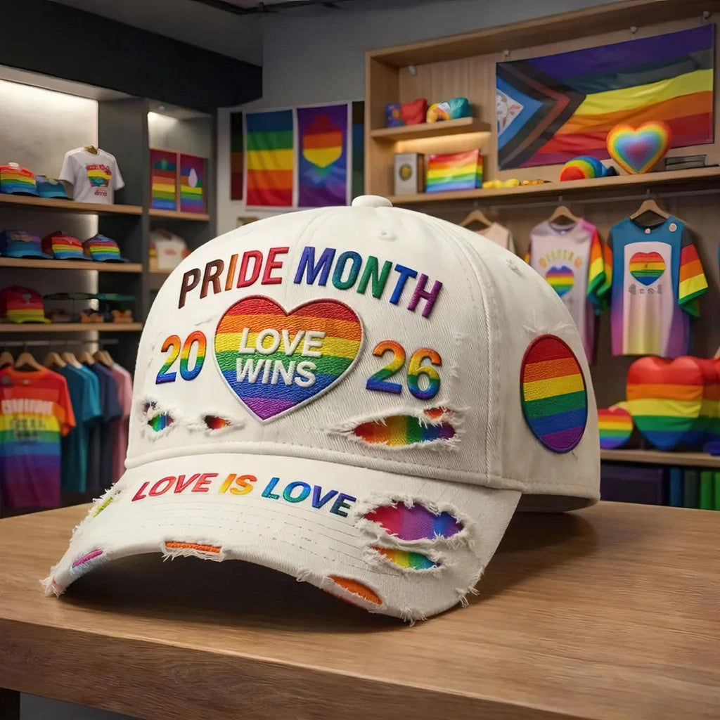 Pride Month Hat 2026 Rainbow Cap Best Birthday Gift Ideas For Husband - Merchluma