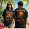 Motorhead Summer Vibes Motorcycle Sunset Highway T-Shirt Motorhead Merch Birthday Gift - Merchluma