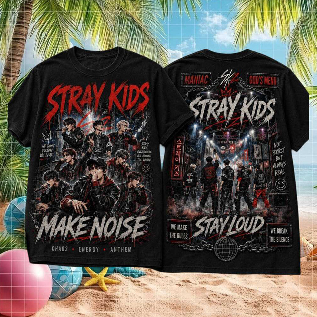 Stray Kids Maniac World Tour Energy T-Shirt Stray Kids Merch Vintage Gifts For Fans - Merchluma