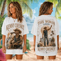 Kenny Chesney Merch This Woman Loves Country Music Star T-Shirt Gift For Her - Merchluma