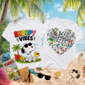 Peanuts Snoopy Vibes Colorful Merch Fun Summer Casual Shirt Gift Ideas For Cartoon Fans - Merchluma