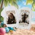 Stevie Nicks This Woman Loves Vintage T-Shirt Stevie Nicks Merch Gift For Rock Fans - Merchluma