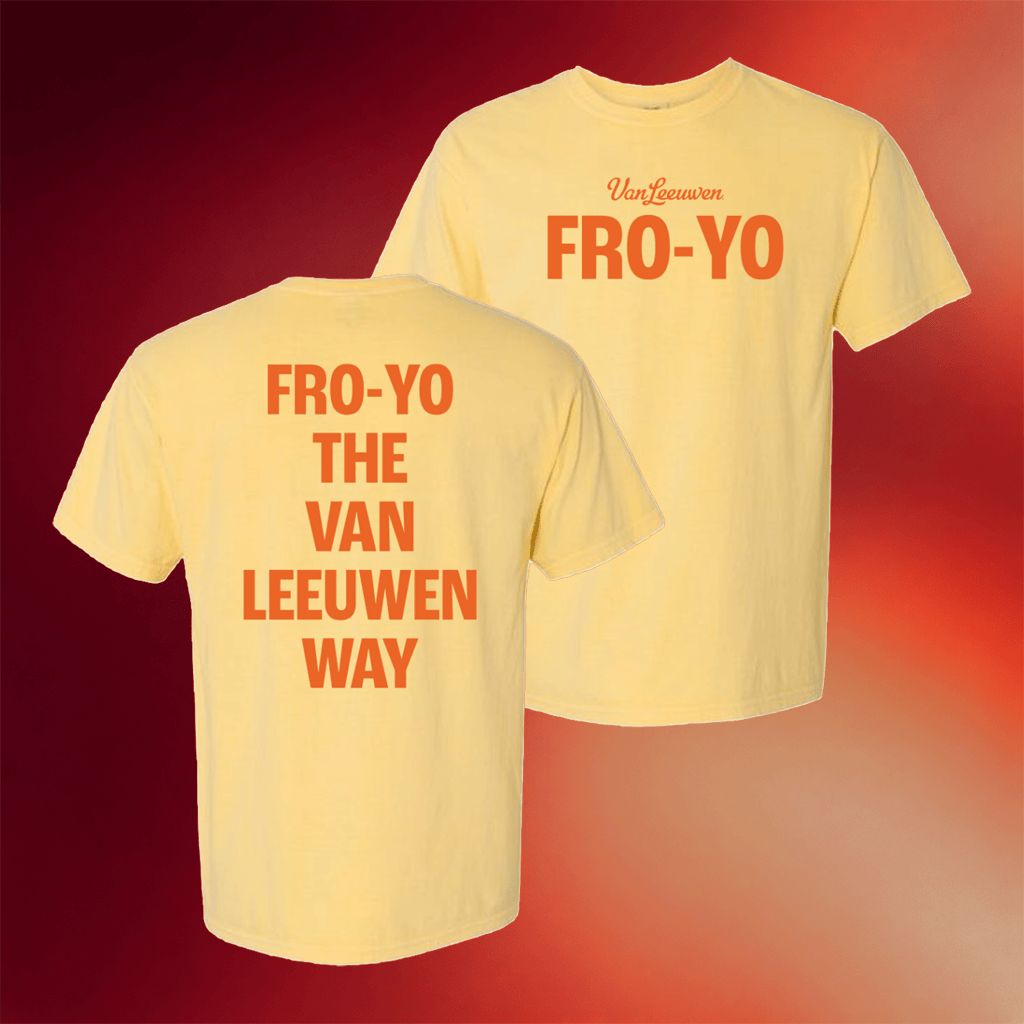 Van Leeuwen Ice Cream Merch 2026 Fro-Yo T-Shirt The Van Leeuwen Way Shirt BFF Gifts - Merchluma