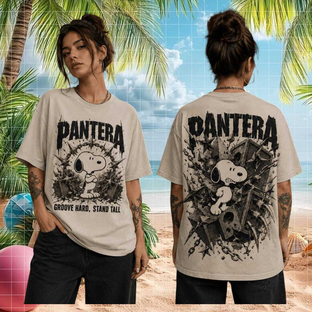 Pantera Groove Hard Stand Tall 2026 Metal Band T-Shirt Pantera Merch Gifts For Superfans - Merchluma