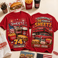 Sheetz 74th Anniversary 1952-2026 Red T-Shirt Sheetz Merch Birthday Ideas For Husband - Merchluma