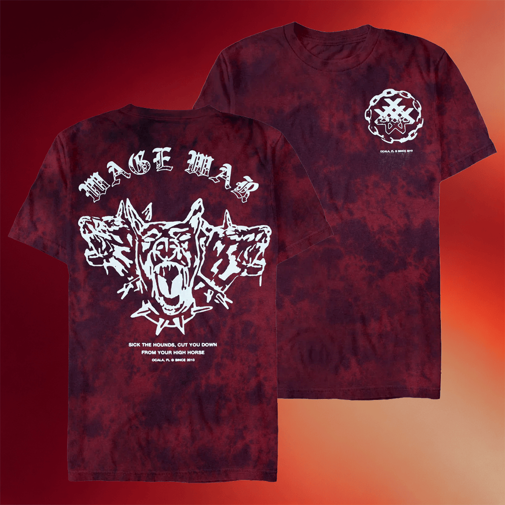Wage War Merch 2026 Hounds Tie Dye T-Shirt Presents For Music Lovers - Merchluma