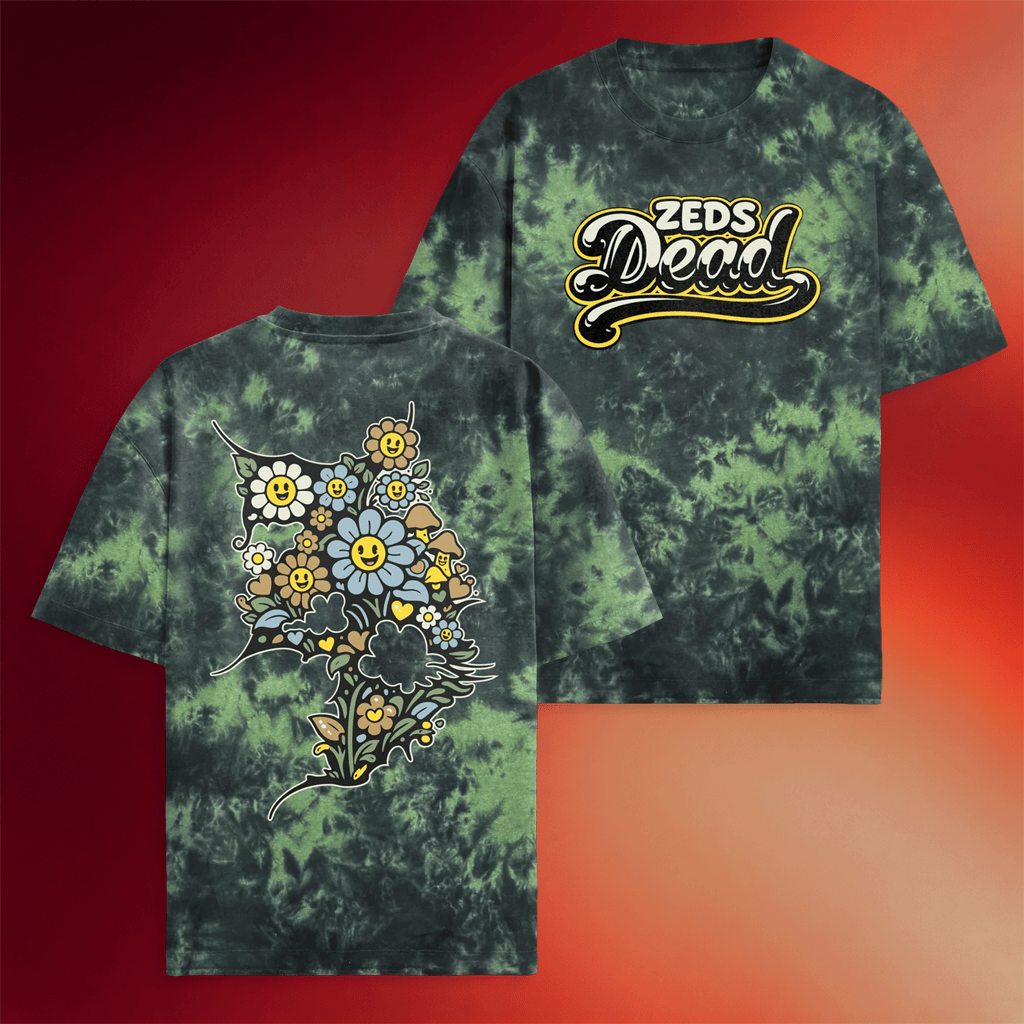 Zeds Dead Merch 2026 Spring Sprung Tie Dye T-Shirt Zeds Dead Shirt Friends Gifts - Merchluma