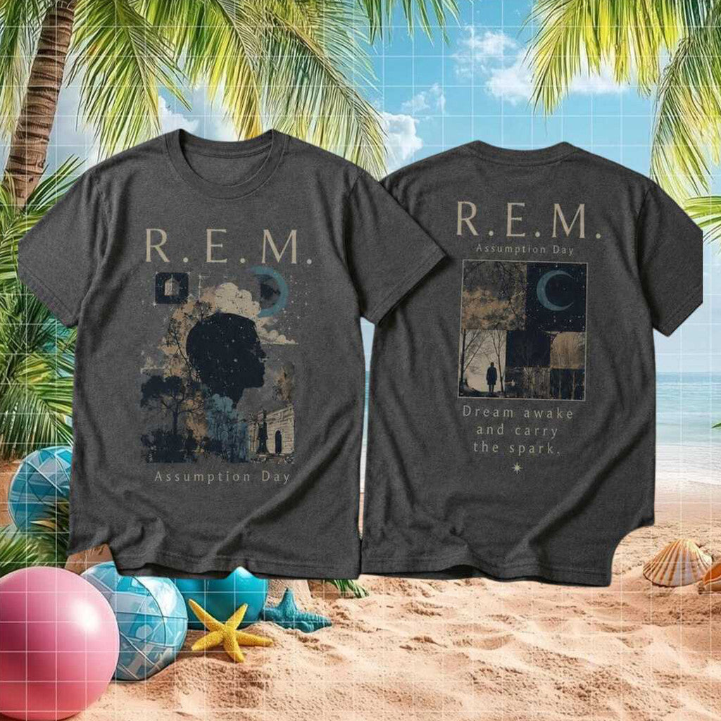 R E M Assumption Day Concert Tour T-Shirt R E M Merch Good Gifts For Him - Merchluma