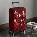 Selena 30th Anniversary Rose Pattern Luggage Cover Selena Merch Birthday Gifts For Him - Merchluma