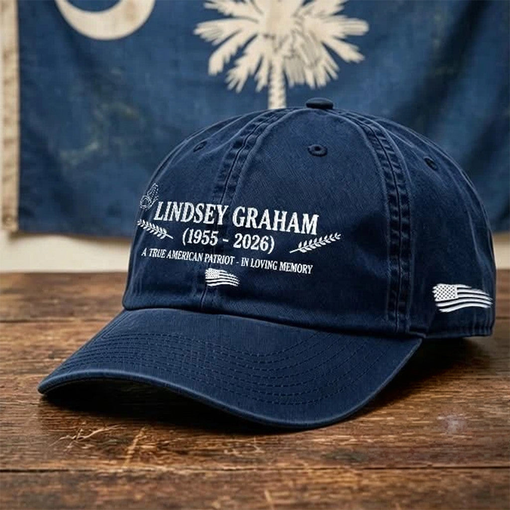 Lindsey Graham 1955- 2026 Hat In Loving Memory Commemorative Baseball Cap Meaningful Gifts - Merchluma