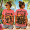 The Rolling Stones Band Merch Featuring Summer Beach Sunsetfor Fans Shirt Her Gift - Merchluma