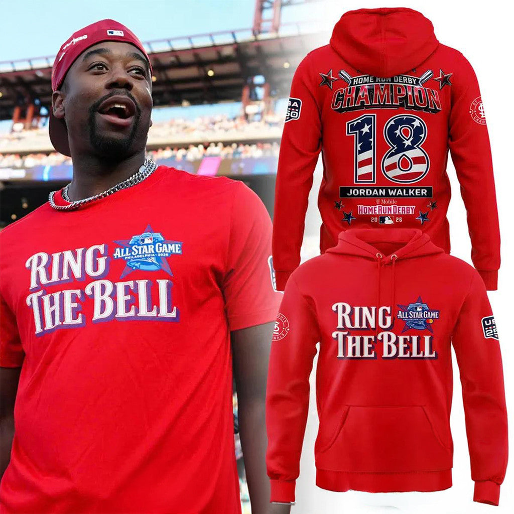 Jordan Walker 18 Ring The Bell Hoodie St Louis Cardinals Merch Gift For Baseball Fans - Merchluma