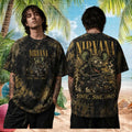 Nirvana Rat Hot Rod Graphic Grunge Tie Dye T-Shirt Nirvana Merch Gift Ideas - Merchluma