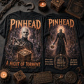 Pinhead Lament Configuration Horror Movie T-Shirt Pinhead A Night Of Torment Merch Fan Gift - Merchluma