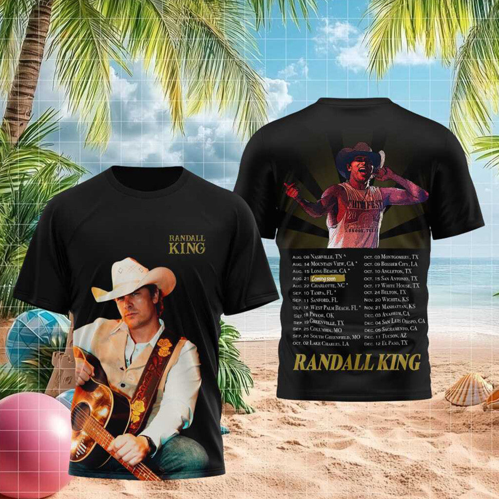 Randall King Country Music Tour T-Shirt Randall King Merch Gifts For Men Fans - Merchluma
