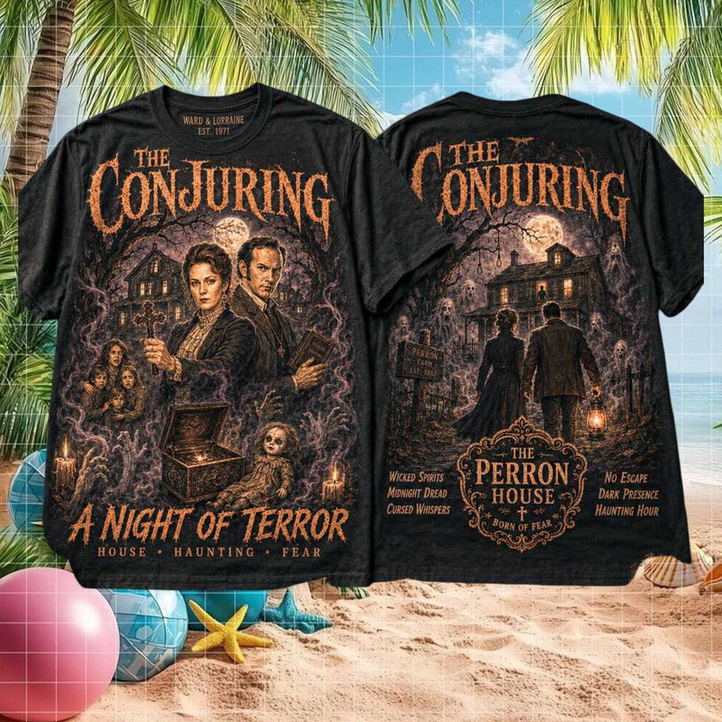 The Conjuring Perron House Horror Movie T-Shirt The Conjuring Merch Birthday Gift For Brother - Merchluma