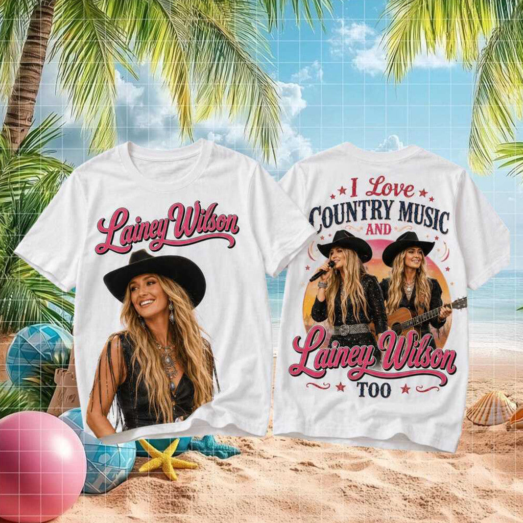 Lainey Wilson Country Music Star Tour 2026 T-Shirt Lainey Wilson Merch Unique Gift For Husband - Merchluma