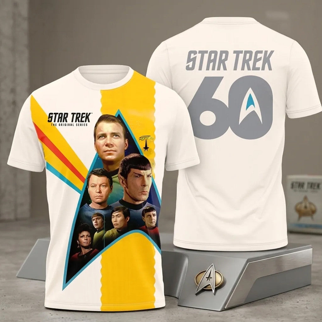 Star Trek The Original Series 60th Anniversary T-Shirt Star Trek Merch Useful Gift For Brother - Merchluma