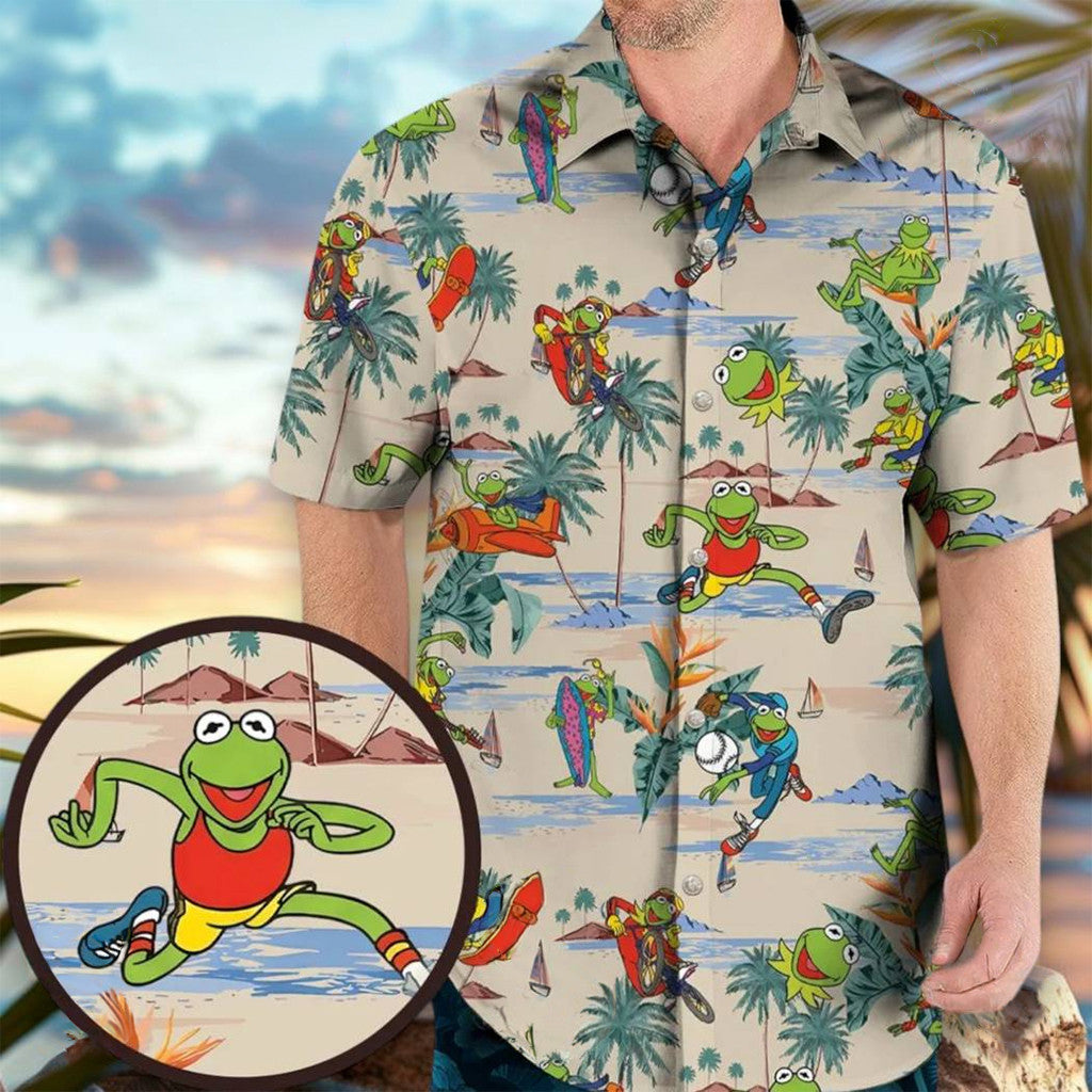 Sporty The Frog Summer Hawaii Shirt Sporty The Frog Merch Birthday Gift Ideas For Him - Merchluma