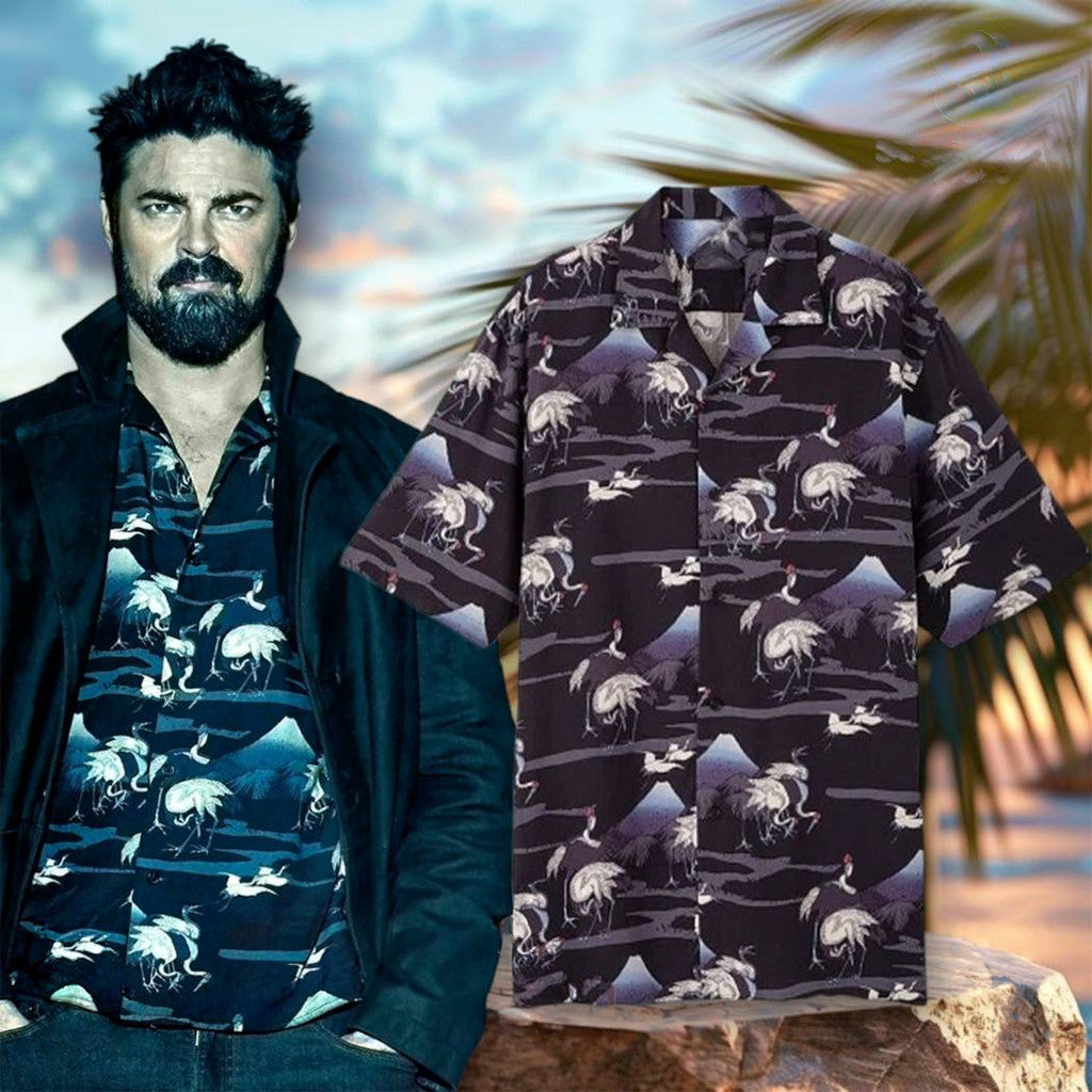 The Boys Billy Cranes Hokusai 2026 Hawaii Shirt The Boys Merch Birthday Gift Ideas For Him - Merchluma