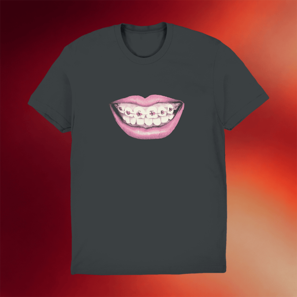 Guster Merch 2026 Teeth T-Shirt Black Guster Band Shirt Gifts For Music Lovers - Merchluma