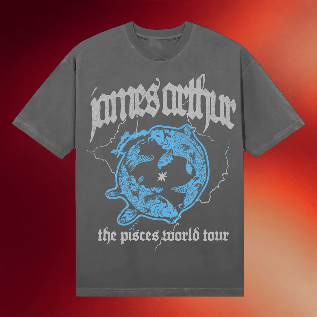 James Arthur Merch The Pisces World Tour T-Shirt James Arthur Shirt Gifts For Music Fans - Merchluma