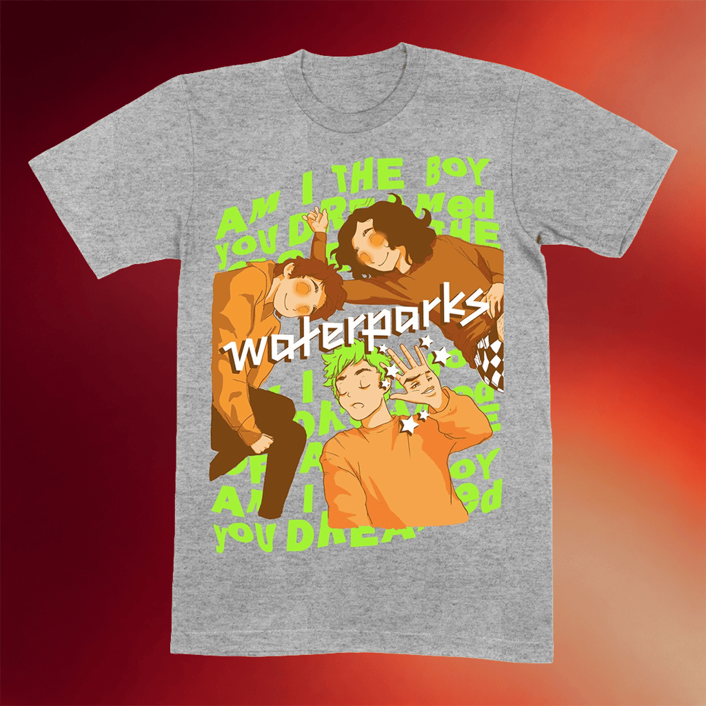 Waterparks Merch 2026 Dream Boy Anime T-Shirt Best Gifts For Pop Band Fans - Merchluma