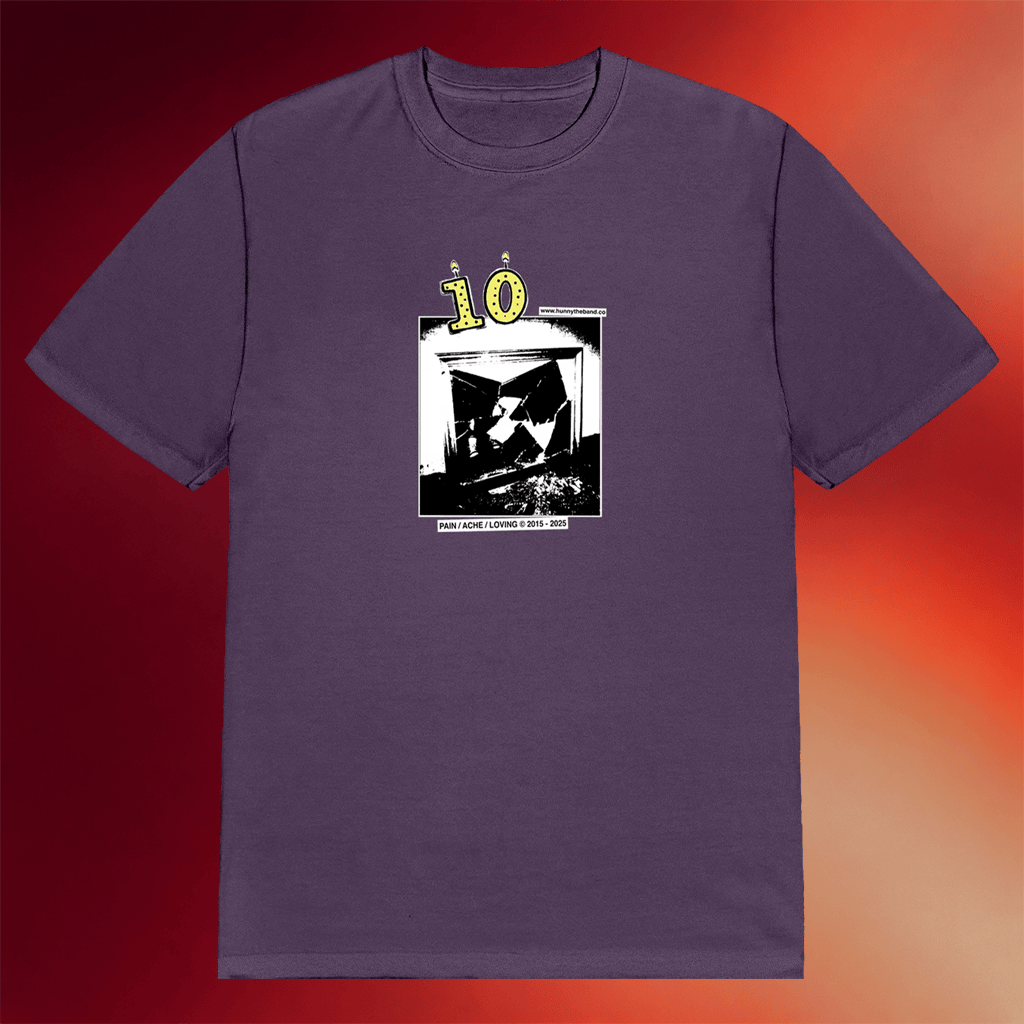 HUNNY Merch Pain Ache Loving 10 Years Anniversary T-Shirt Cool Gifts For Rock Lovers - Merchluma