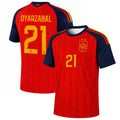 #21 Mikel Oyarzabal Jersey Shirt Spain 2-Star World Cup 2026 Champions Merch Spain Home Jersey - Merchluma