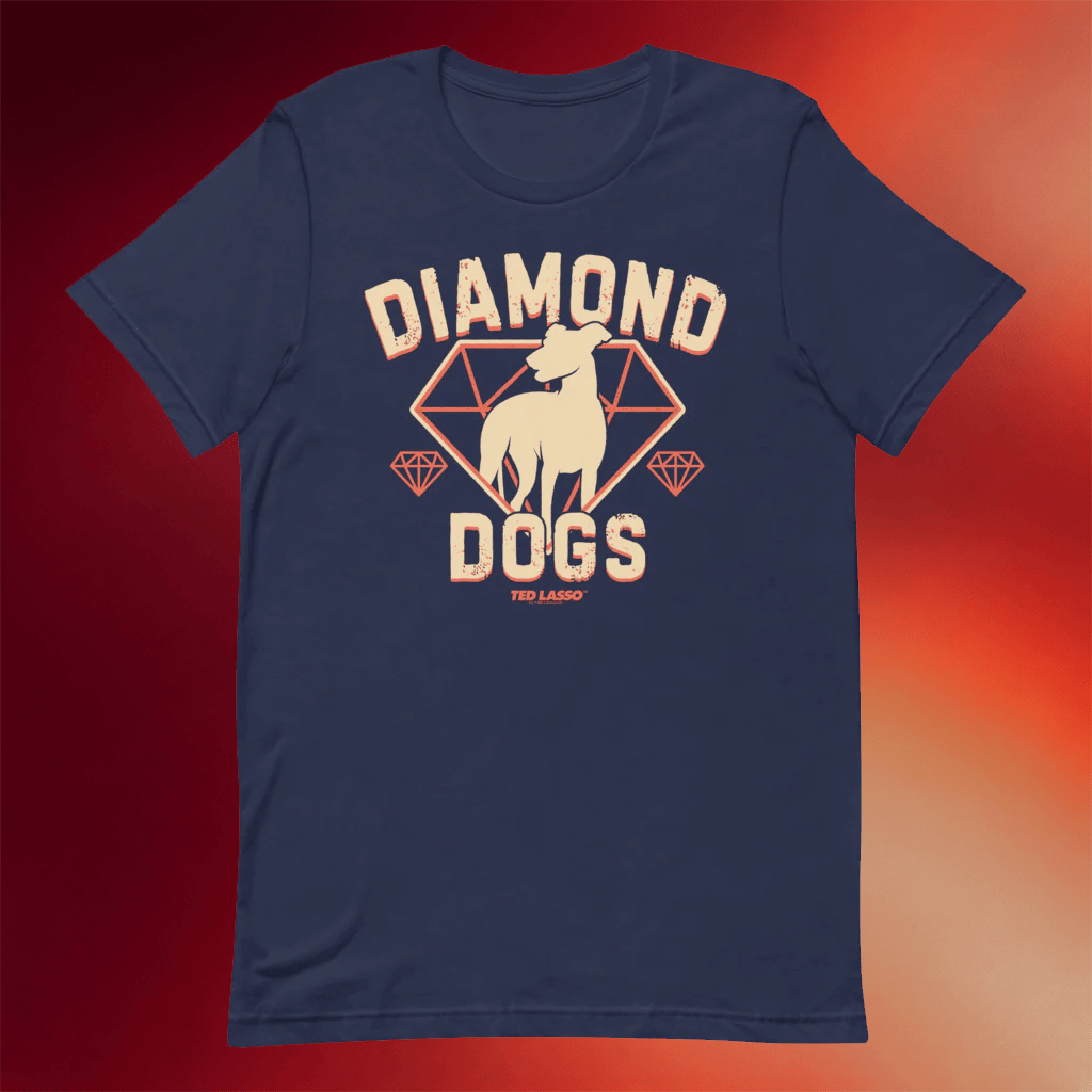 WB Merch 2026 Ted Lasso Diamond Dogs T-Shirt Unique Present For Dad - Merchluma