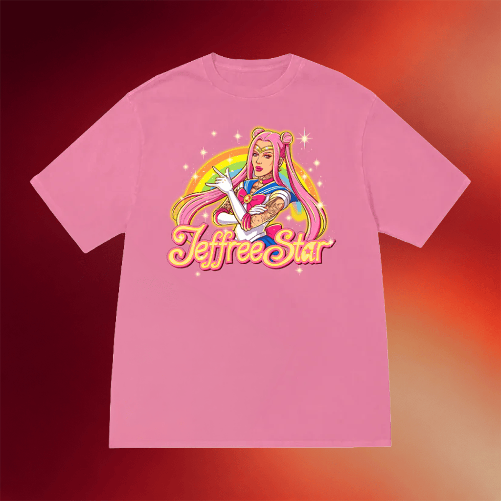 Jeffree Star Cosmetics Merch 2026 Jeffree Star Anime T-Shirt Present For Her - Merchluma