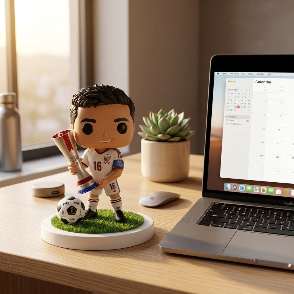Rodri Spain World Cup 2026 Player Of The Match Funko Pop Spain World Champions Merch Fan Gifts - Merchluma