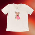We Rate Dogs Merch Puppy Free Kisses V-Neck T-Shirt Tell Your Dog I Said Hi Shirt Women's - Merchluma