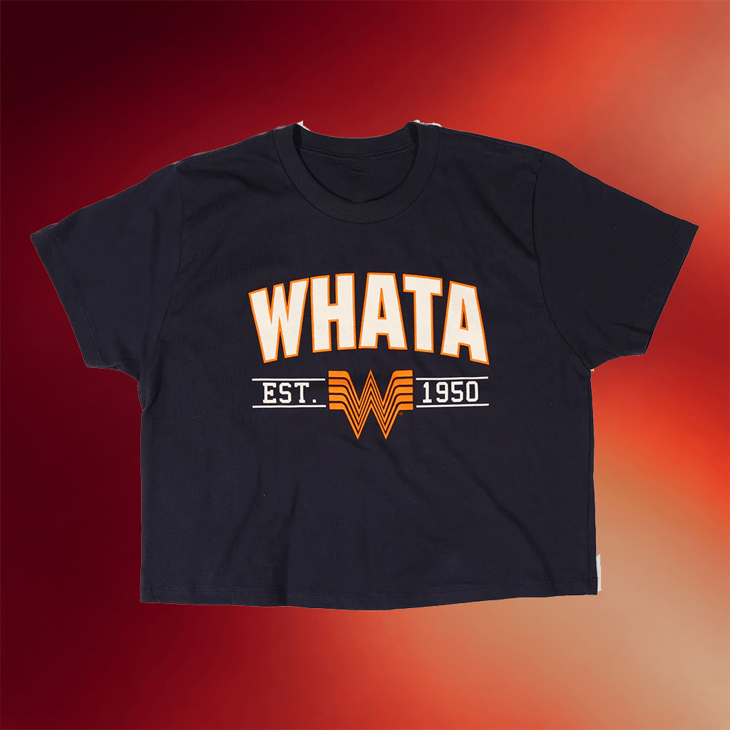 Whataburger Merch Whata EST 1950 Crop Top Whataburger Shirts Birthday Gift For Her - Merchluma