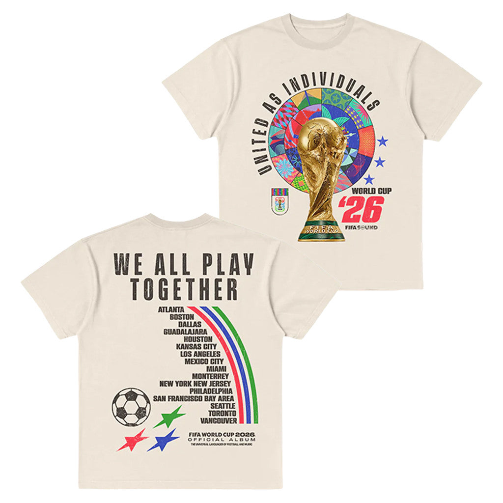 FIFA World Cup 2026 Merch Album Trophy T-Shirt United As Individuals Shirt FIFA Sound Merch - Merchluma