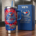 Yeti Toronto Blue Jays Merch 50th Anniversary Tie Dye Stanley Tumbler Unique Gifts For Fans - Merchluma