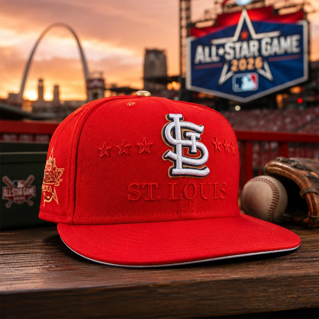 St Louis Cardinals 2026 All Star Game Fitted Snapback Hat St Louis Cardinals Merch Gifts For Him - Merchluma