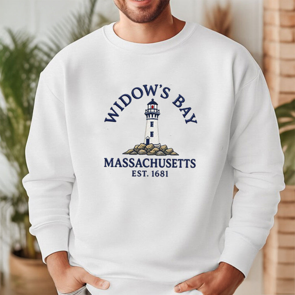 Widow’s Bay Sweatshirt Massachusetts Coastal Lighthouse Clothing Gifts For Fans - Merchluma