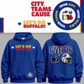 Your City Your Teams Your Cause For Buffalo Bills Hoodie Buffalo Sabres 2026 Merch Fan Gift - Merchluma