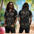 ZZ Top Sharp Beards V-Neck Shirt Rock Band Music Shirt Birthday Gift For Him - Merchluma