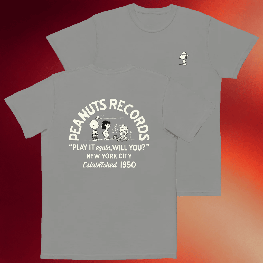 Peanuts Merch Peanuts Records T-Shirt Best Birthday Gift For Son - Merchluma