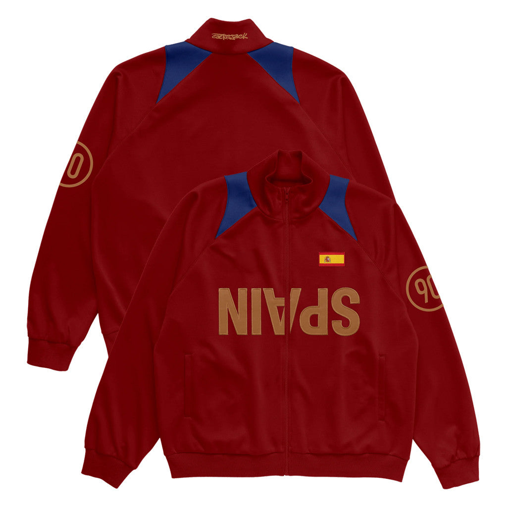 Travis Scott Merch 2026 CJ X Spain Total 90 Anthem Jacket Travis Scott FIFA Merch Gift For Fans - Merchluma